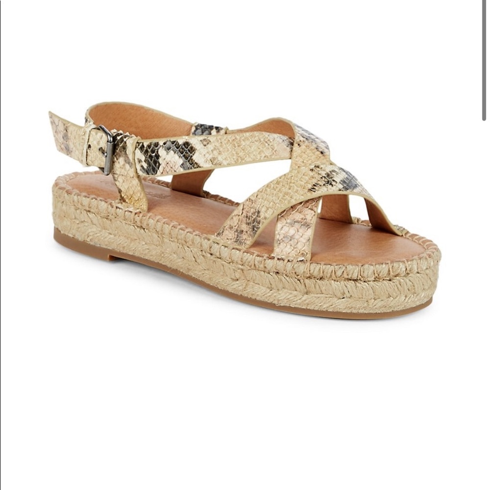 Madewell Snakeskin Espadrilles